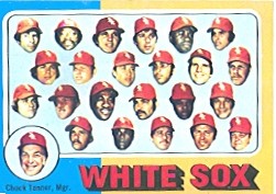 1975 Topps Mini Baseball Cards      276     Chicago White Sox CL/Chuck Tanner